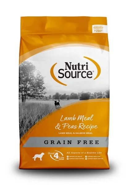 15 Lb Nutrisource Grain Free Lamb Meal & Peas Dog Food - Health/First Aid